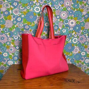 Summersalt Red/Pink Neoprene Tote Bag